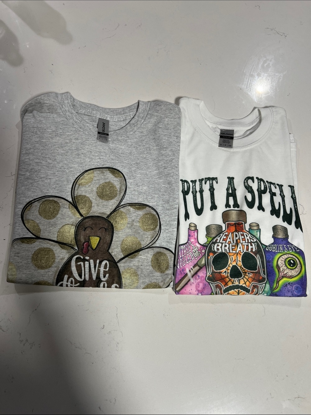 Small Gildan White Short-Sleeve Bundle